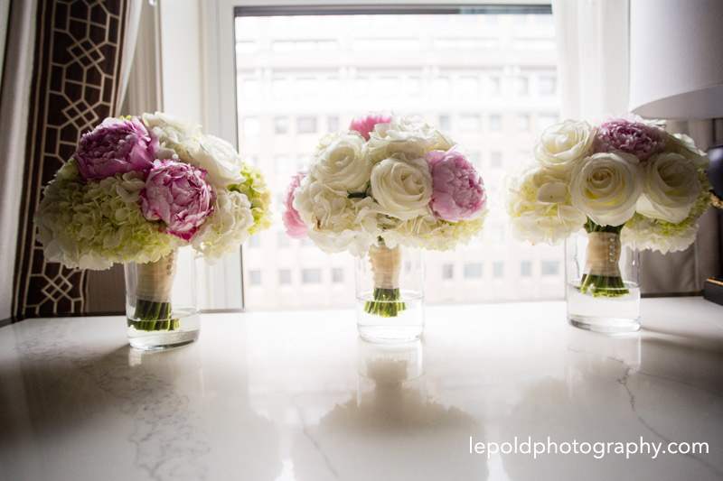 Willard Hotel wedding floral bouquets 