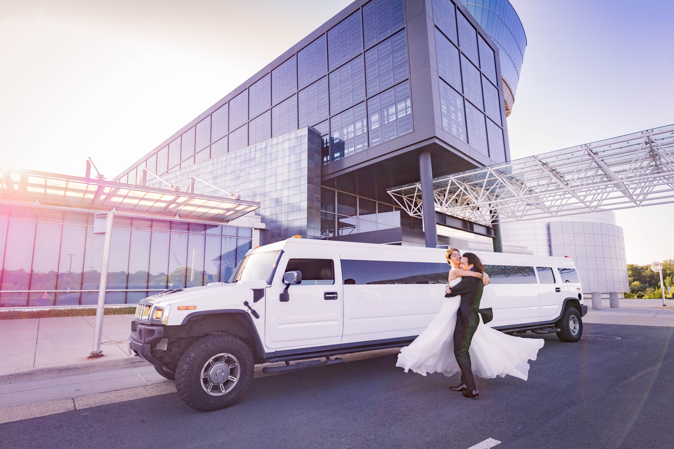 From rock scrambling at Great Falls Park to dancing beneath the Discovery Shuttle, this wedding blends adventure and romance in the most unique way.