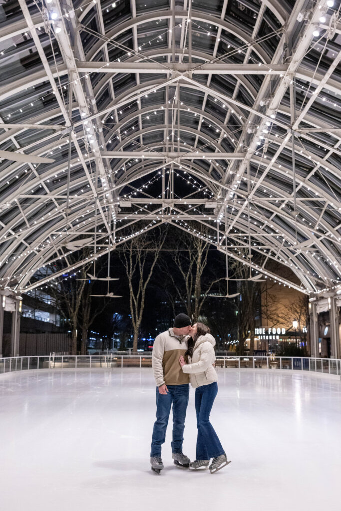 Surprise Engagement at Reston Town Center Ice Rink