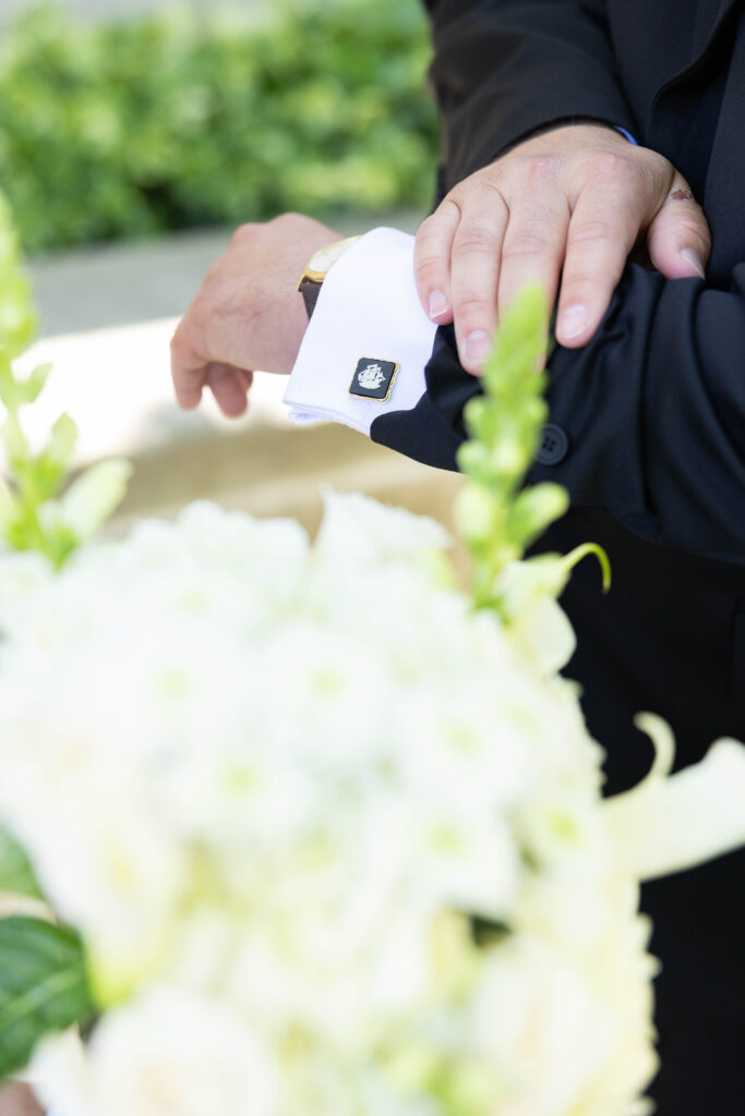 wedding portraits at national presbyterian church in Washington DC